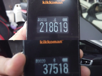 車(カローラ)の抗菌コート施工